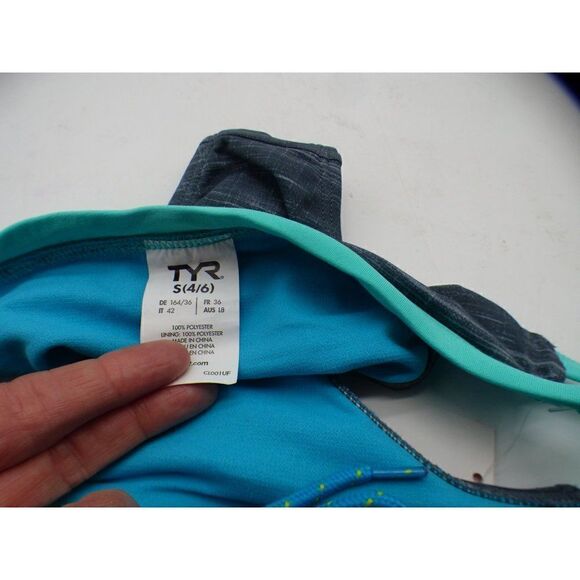 TYR DURAFAST ONE® WOMEN'S MINI BIKINI BOTTOM - SANDBLASTED COVE, Size S(4/6); - Picture 7 of 12